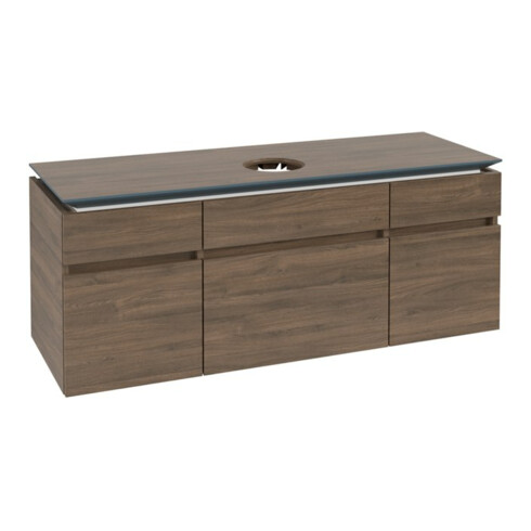 V&B Waschtischunterschrank Legato 140x55x50cmm WT mittig, Arizona Oak