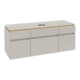 V&B Waschtischunterschrank Legato 140x55x50cmm WT mittig, Soft Grey-3