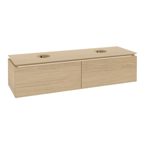V&B Waschtischunterschrank Legato 160x38x50cm, f 2 Waschtische, Nordic Oak