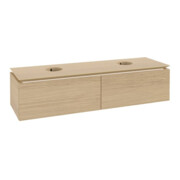 V&B Waschtischunterschrank Legato 160x38x50cm, f 2 Waschtische, Nordic Oak