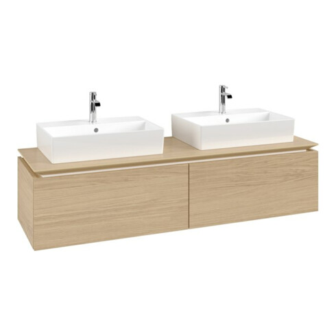 V&B Waschtischunterschrank Legato 160x38x50cm, f 2 Waschtische, Nordic Oak