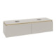 V&B Waschtischunterschrank Legato 160x38x50cm, f 2 Waschtische, Soft Grey-1