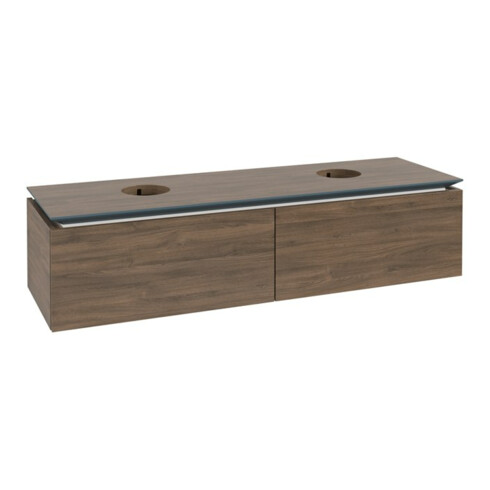 V&B Waschtischunterschrank Legato 160x38x50cm, f 2 WT, Arizona Oak