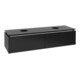 V&B Waschtischunterschrank Legato 160x38x50cm, f 2 WT, Black Matt Lacquer-1