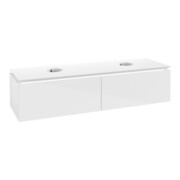 V&B Waschtischunterschrank Legato 160x38x50cm, f 2 WT, Glossy White