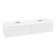 V&B Waschtischunterschrank Legato 160x38x50cm, f 2 WT, LED, wh. ma-3