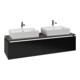 V&B Waschtischunterschrank Legato 160x38x50cm, f 2 WT, m LED, bl ma Lac-3