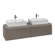 V&B Waschtischunterschrank Legato 160x38x50cm, f 2 WT, Truffle Grey