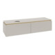 V&B Waschtischunterschrank Legato 160x38x50cm, Waschtisch links, Soft Grey-1