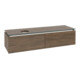 V&B Waschtischunterschrank Legato 160x38x50cm, WT li, m LED, Ariz. Oa-3