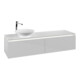 V&B Waschtischunterschrank Legato 160x38x50cm, WT li, m LED, glo wh.-1
