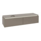 V&B Waschtischunterschrank Legato 160x38x50cm, WT li, m LED, Truffle Gr-3