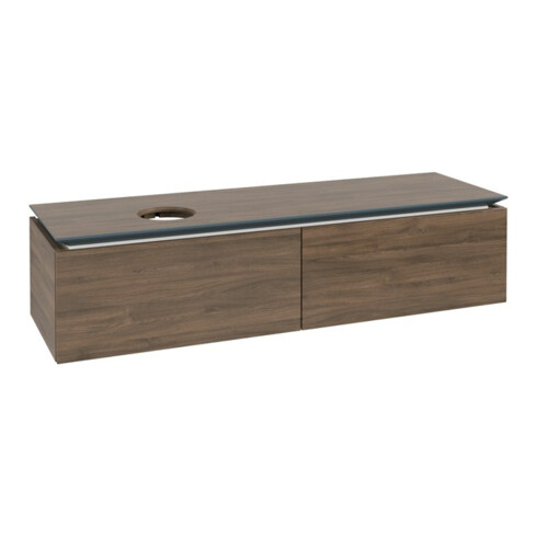 V&B Waschtischunterschrank Legato 160x38x50cm, WT links, Arizona Oak
