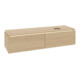 V&B Waschtischunterschrank Legato 160x38x50cm, WT R, m LED, Nord Oa-1