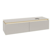 V&B Waschtischunterschrank Legato 160x38x50cm, WT R, m LED, so Gr