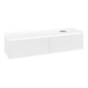 V&B Waschtischunterschrank Legato 160x38x50cm, WT R, m LED, wh. ma-3