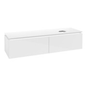 V&B Waschtischunterschrank Legato 160x38x50cm, WT rechts, Glossy White