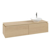 V&B Waschtischunterschrank Legato 160x38x50cm, WT rechts, Nordic Oak