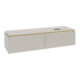 V&B Waschtischunterschrank Legato 160x38x50cm, WT rechts, Soft Grey-3
