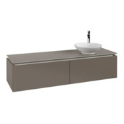 V&B Waschtischunterschrank Legato 160x38x50cm, WT rechts, Truffle Grey