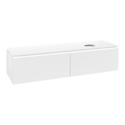 V&B Waschtischunterschrank Legato 160x38x50cm, WT rechts, White Matt