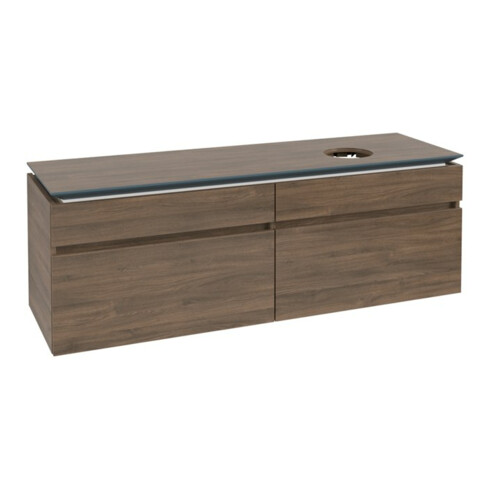 V&B Waschtischunterschrank Legato 160x50x50cm, WT rechts, Arizona Oak