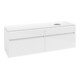V&B Waschtischunterschrank Legato 160x50x50cm, WT rechts, Glossy White-3
