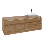V&B Waschtischunterschrank Legato 160x50x50cm, WT rechts, Kansas Oak