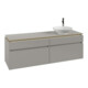 V&B Waschtischunterschrank Legato 160x50x50cm, WT rechts, Soft Grey-3