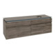 V&B Waschtischunterschrank Legato 160x50x50cm, WT rechts, Stone Oak-1
