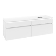 V&B Waschtischunterschrank Legato 160x50x50cm, WT rechts, White Matt