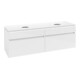 V&B Waschtischunterschrank Legato 160x55x50cm, f 2 WT, Glossy White-1