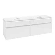 V&B Waschtischunterschrank Legato 160x55x50cm, f 2 WT, Glossy White