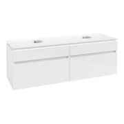 V&B Waschtischunterschrank Legato 160x55x50cm, f 2 WT, Glossy White