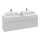 V&B Waschtischunterschrank Legato 160x55x50cm, f 2 WT, Glossy White-3