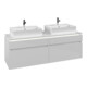 V&B Waschtischunterschrank Legato 160x55x50cm, f 2 WT, m LED, glo wh.-3