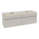 V&B Waschtischunterschrank Legato 160x55x50cm, f 2 WT, m LED, so Gr-1