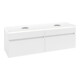 V&B Waschtischunterschrank Legato 160x55x50cm, f 2 WT, m LED, wh. ma-1