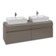 V&B Waschtischunterschrank Legato 160x55x50cm, f 2 WT, Truffle Grey-3