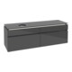 V&B Waschtischunterschrank Legato 160x55x50cm, WT li, m LED, glo Gr-1