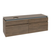 V&B Waschtischunterschrank Legato 160x55x50cm, WT links, Arizona Oak
