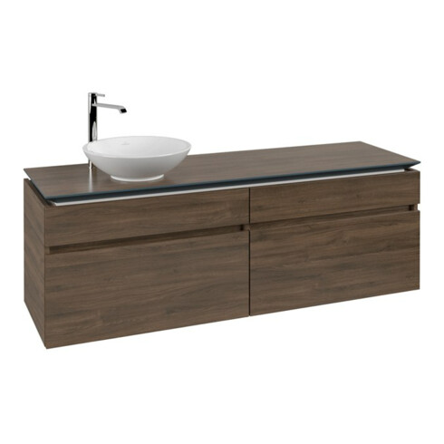 V&B Waschtischunterschrank Legato 160x55x50cm, WT links, Arizona Oak