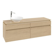 V&B Waschtischunterschrank Legato 160x55x50cm, WT links, Nordic Oak