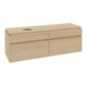 V&B Waschtischunterschrank Legato 160x55x50cm, WT links, Nordic Oak-3
