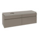 V&B Waschtischunterschrank Legato 160x55x50cm, WT links, Truffle Grey-1