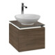 V&B Waschtischunterschrank Legato 45x38x50cm, WT m, m LED, Ariz. Oa-1