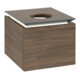 V&B Waschtischunterschrank Legato 45x38x50cm, WT m, m LED, Ariz. Oa-3