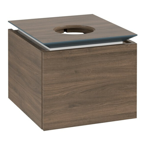 V&B Waschtischunterschrank Legato 45x38x50cm, WT mittig, Arizona Oak