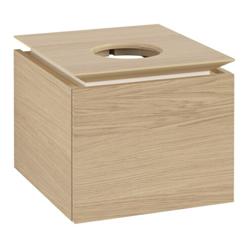 V&B Waschtischunterschrank Legato 45x38x50cm, WT mittig, Nordic Oak