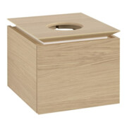 V&B Waschtischunterschrank Legato 45x38x50cm, WT mittig, Nordic Oak